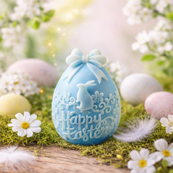 Silikonski kalup za svijeće - jaje 